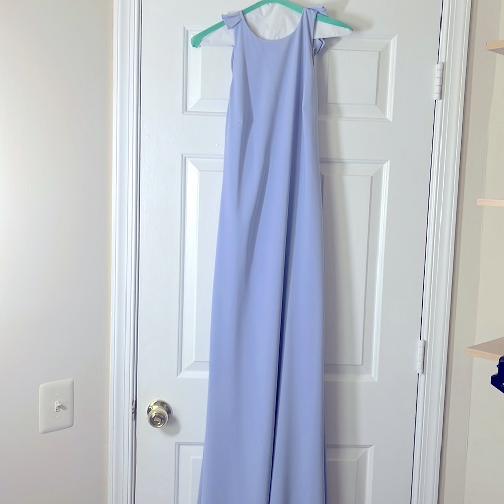 Lilac Ripple Ruffle Gown